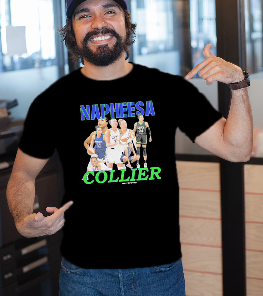 Napheesa Collier Minnesota Lynx WNBA The Homegrown Company Collage T-Shirt