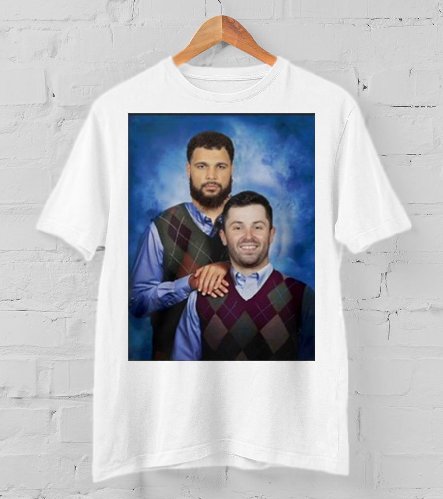 Chase Mclaughlin Wearing Baker Mayfield Mike Evans Step Brothers T-Shirt