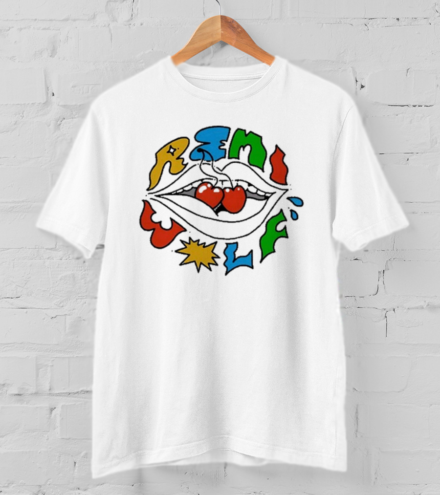 Remi Wolf Colorful Mouth Cherries T-Shirt