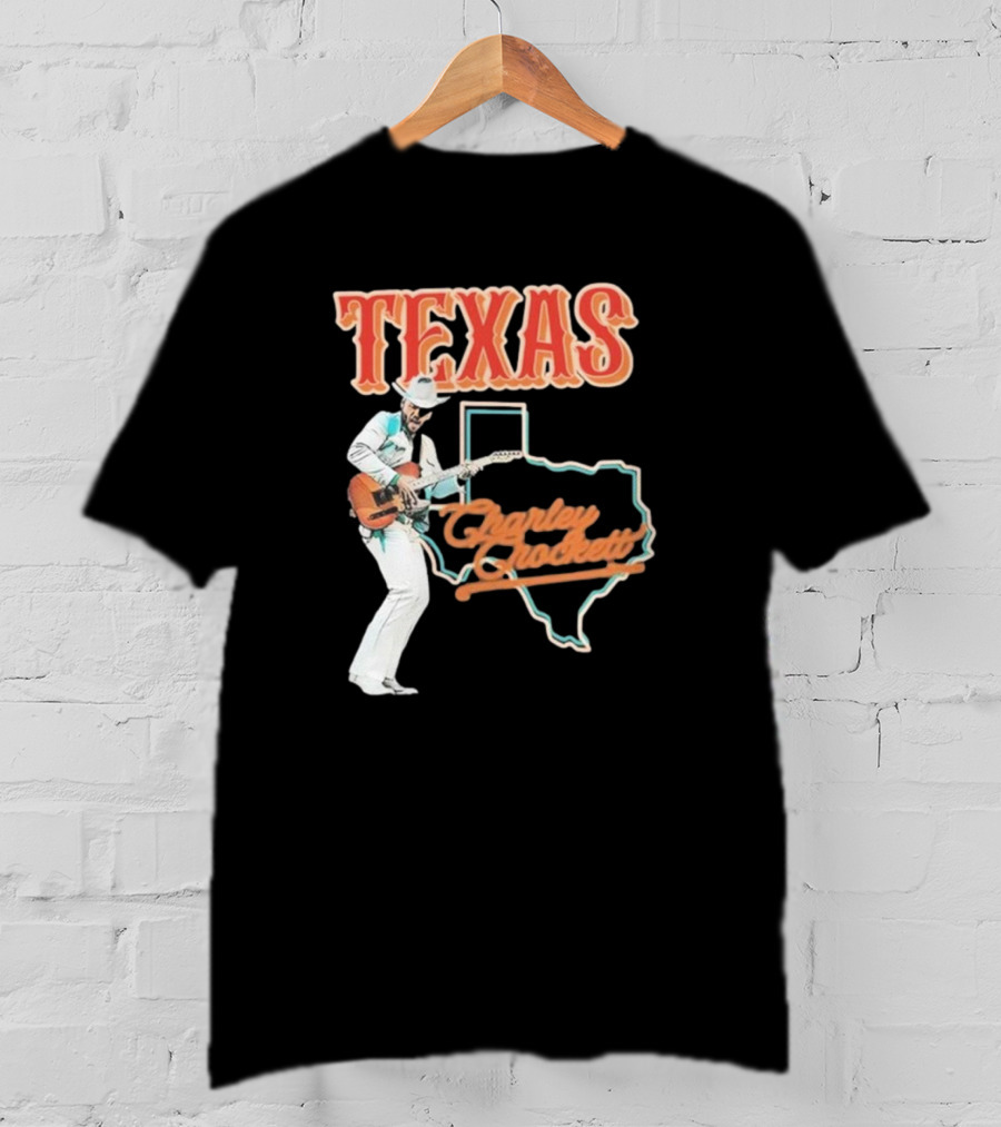 Texas Charley Crockett Cowboy Music T-Shirt