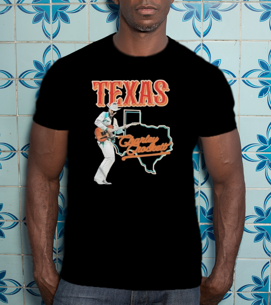Texas Charley Crockett Cowboy Music T-Shirt