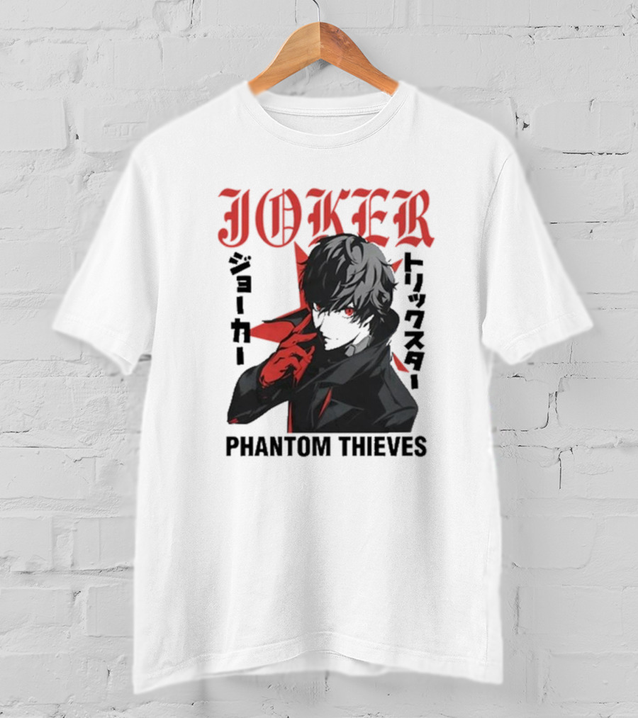 Joker Phantom Thieves Persona 5 Stylized Character T-Shirt