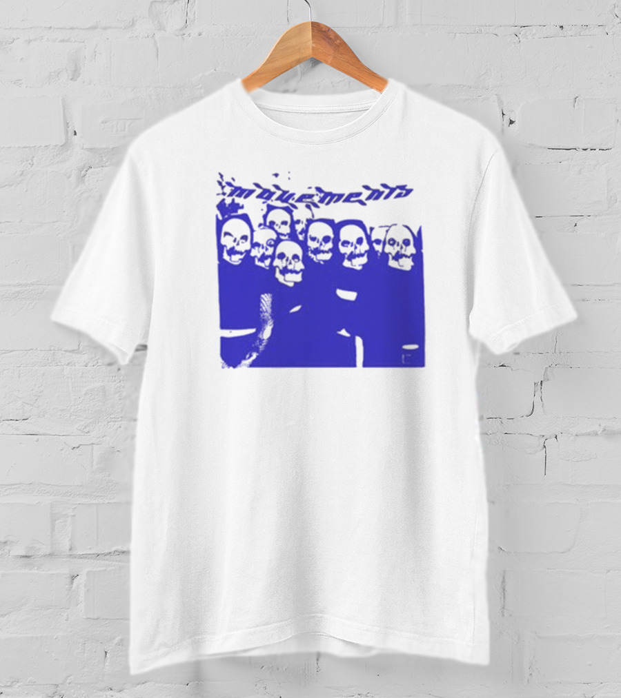 Movements Skeleton Mask Group Afraid To Die T-Shirt