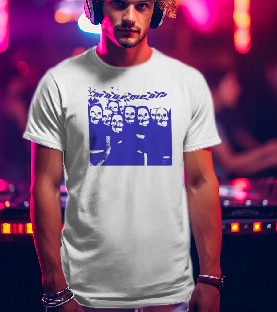 Movements Skeleton Mask Group Afraid To Die T-Shirt