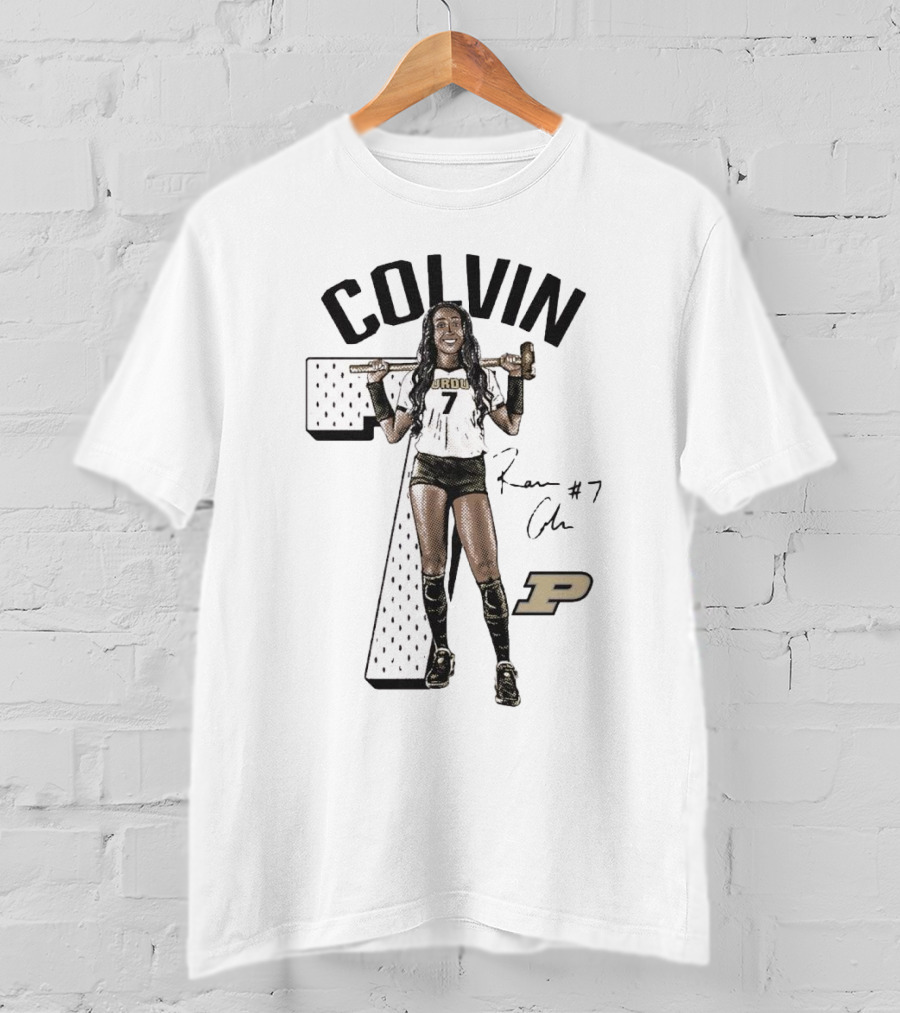 Colvin 7 Raven Signature Purdue Boilermakers T-Shirt