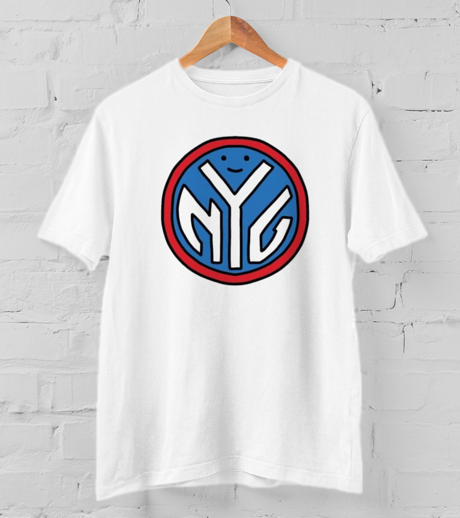 NFL X NBA Giants X Knicks Logo Mash Combine T-Shirt