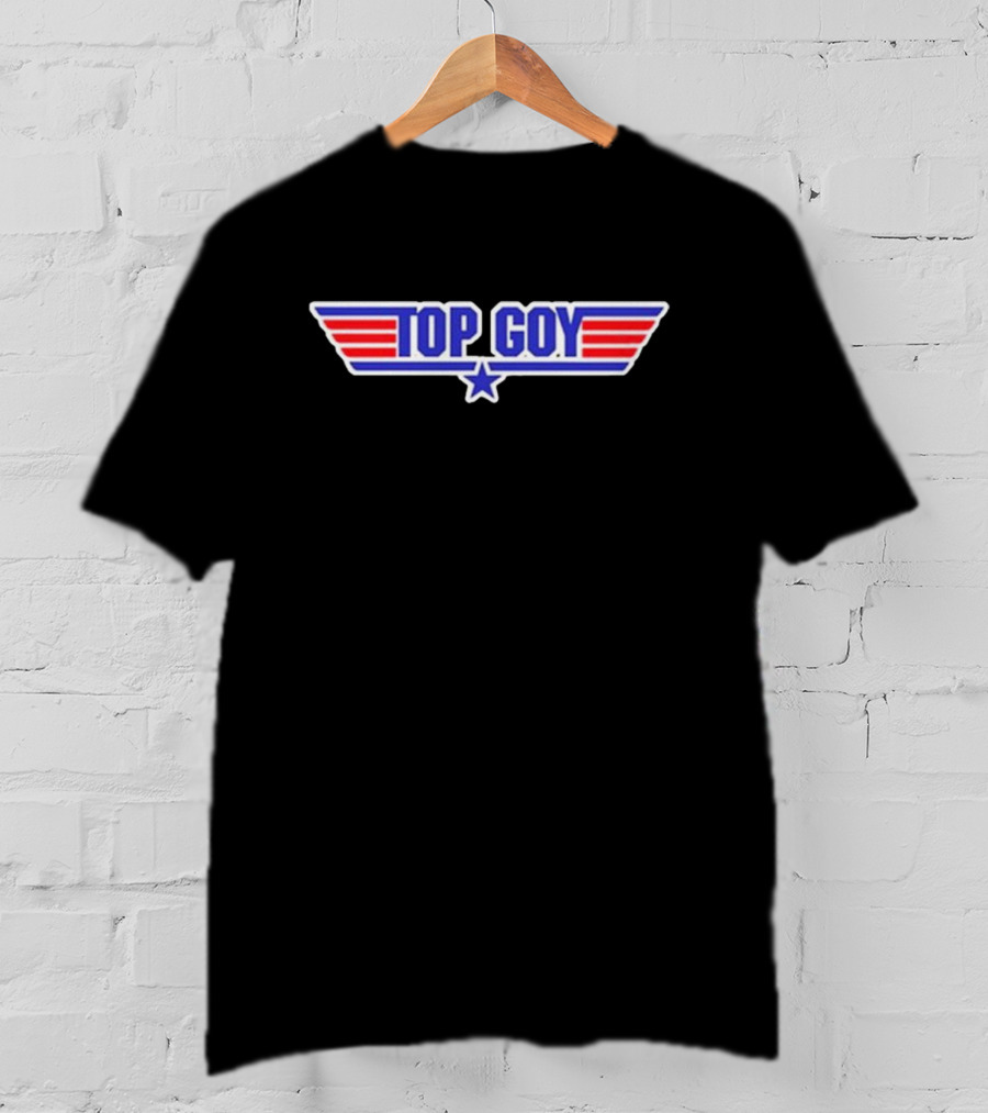 1984 Maverick Top Goy Wings Star Emblem Retro T-Shirt
