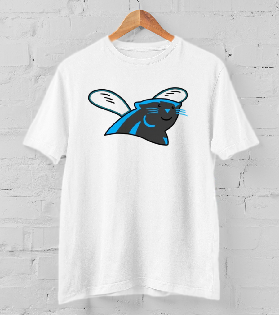 Panthers Hornets Hybrid Logo NFL NBA Mashup T-Shirt