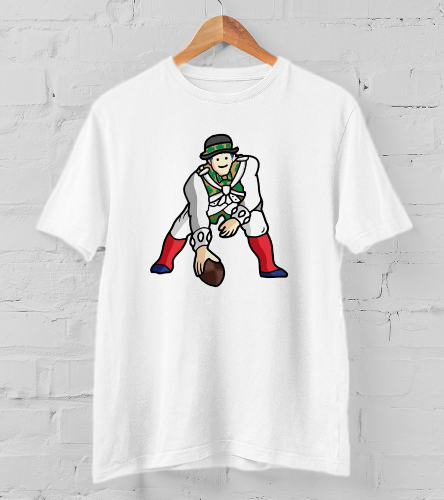 NFL X NBA Patriots Celtics Football Basketball Crossover T-Shirt