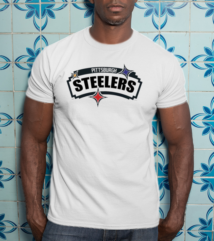Pittsburgh Steelers San Antonio Spurs Logo Crossover NFL NBA Collaboration T-Shirt