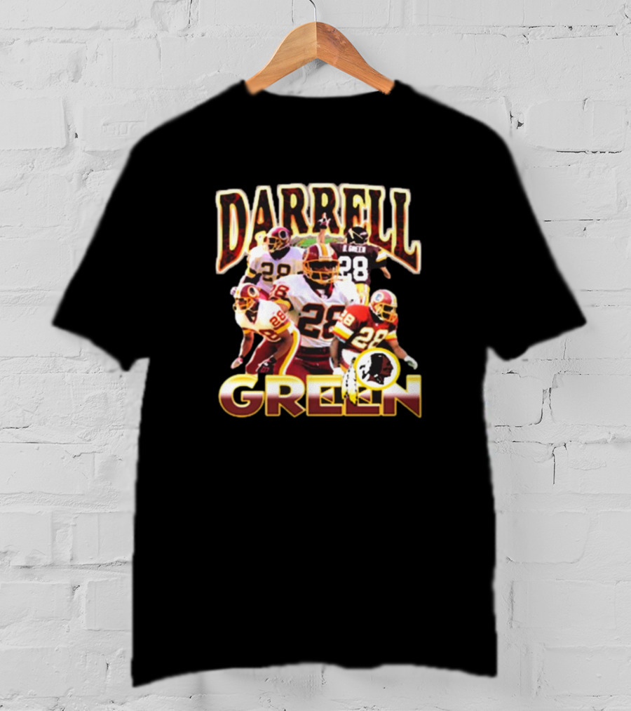 Darrell Green Washington Commanders 28 NFL Legend T-Shirt