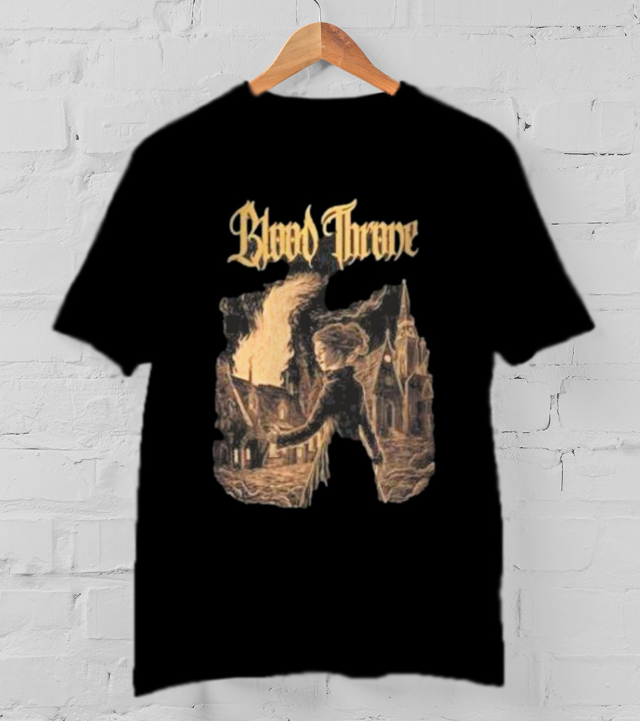 Blood Throne Arsonist Witch By Down Right Merch T-Shirt