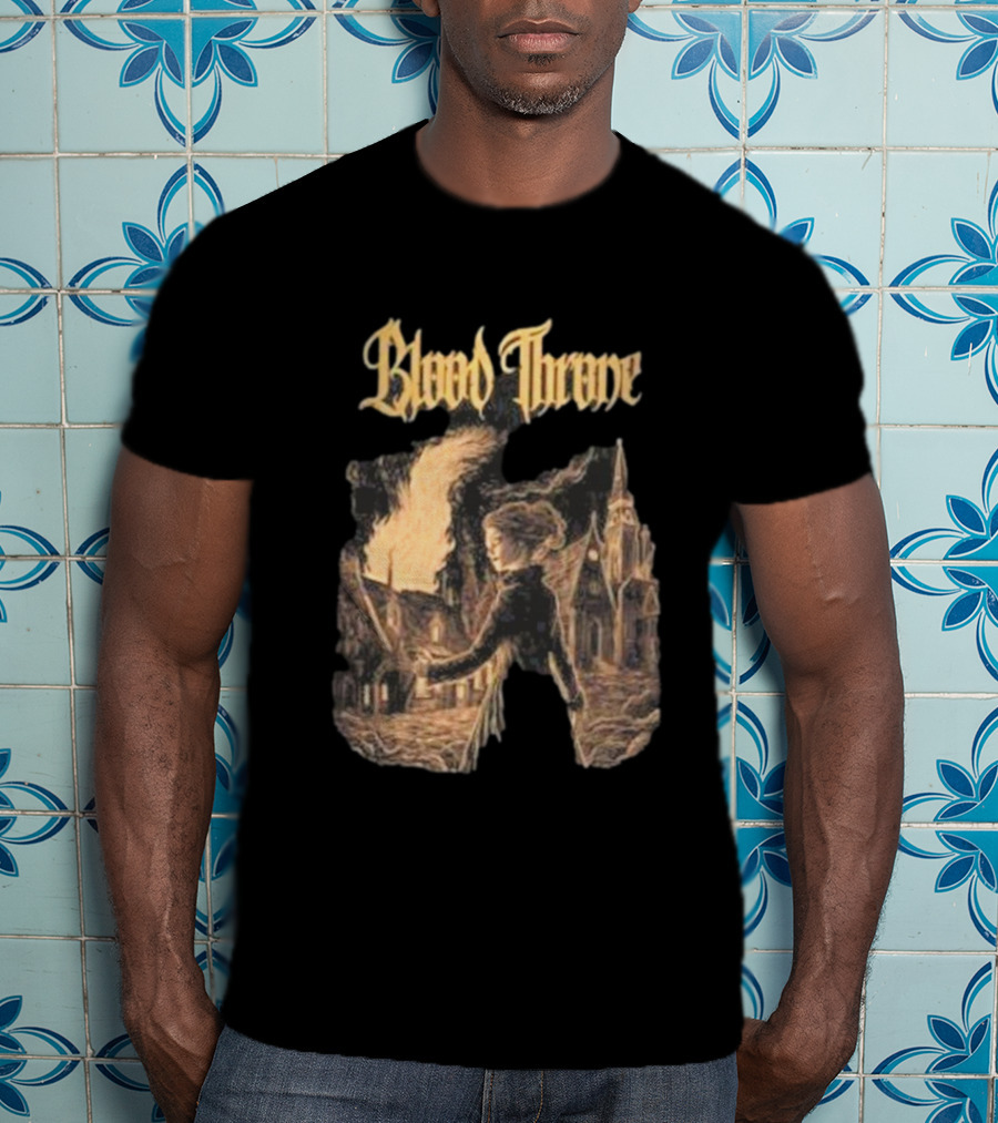 Blood Throne Arsonist Witch By Down Right Merch T-Shirt