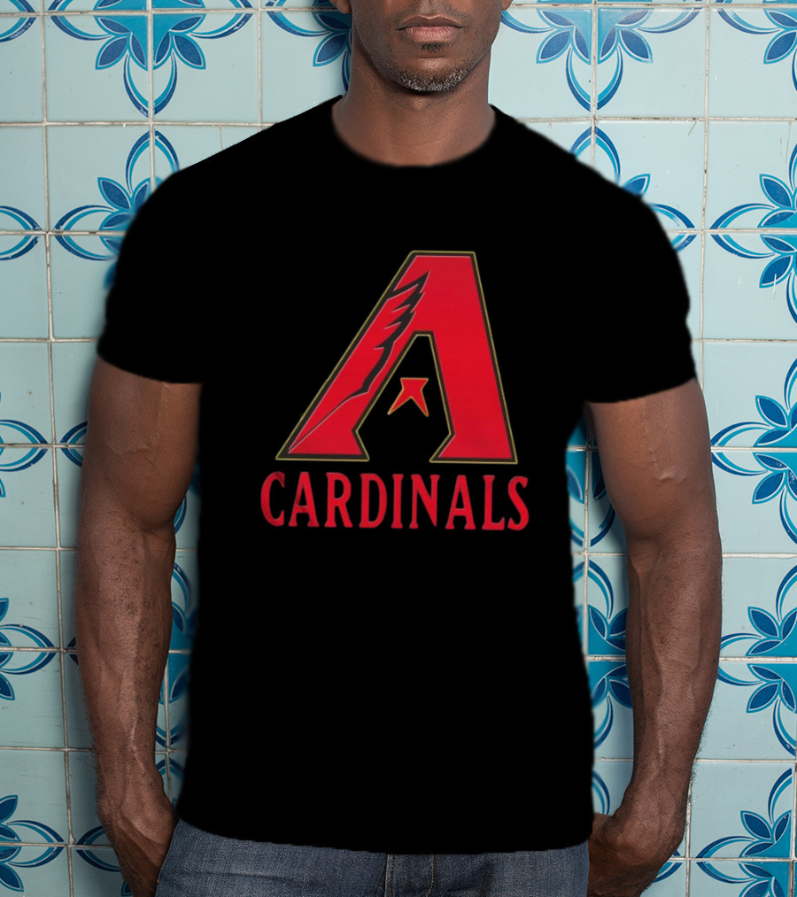 Arizona Cardinals Diamondbacks Mashup NFL MLB T-Shirt