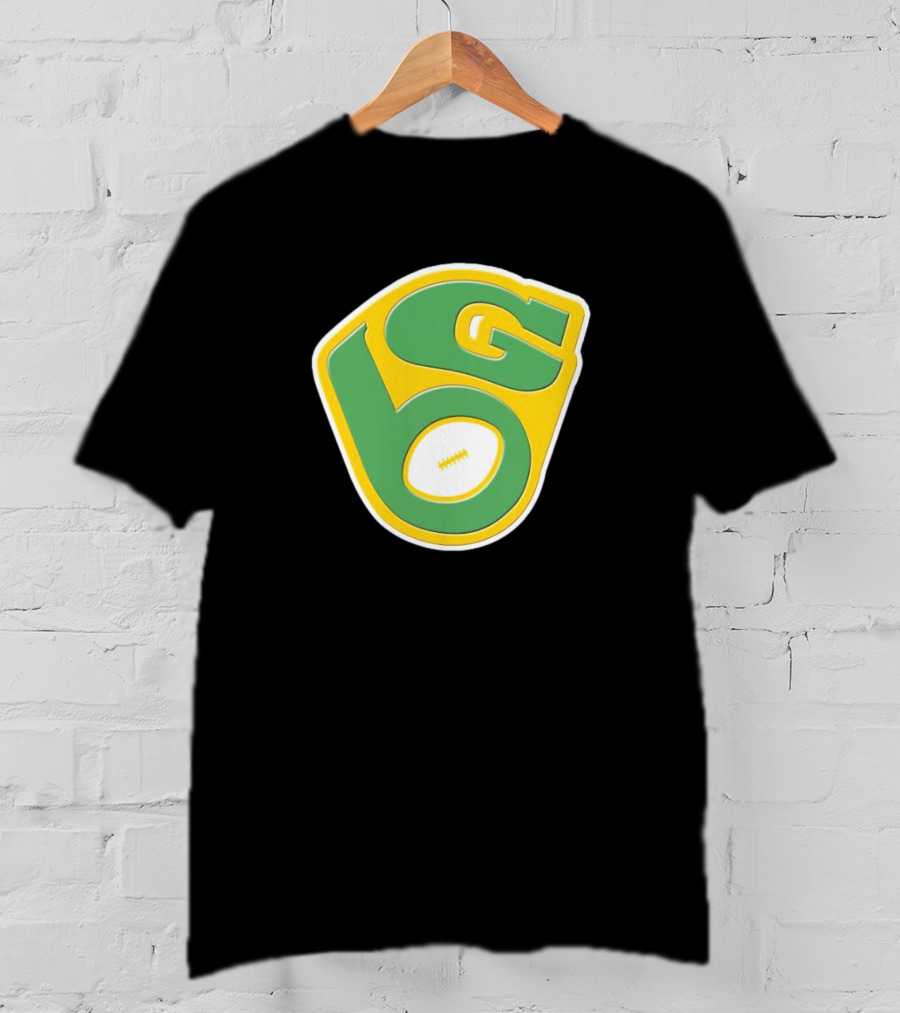 NFL X MLB Green Bay Packers Milwaukee Brewers Logo Mashup T-Shirt