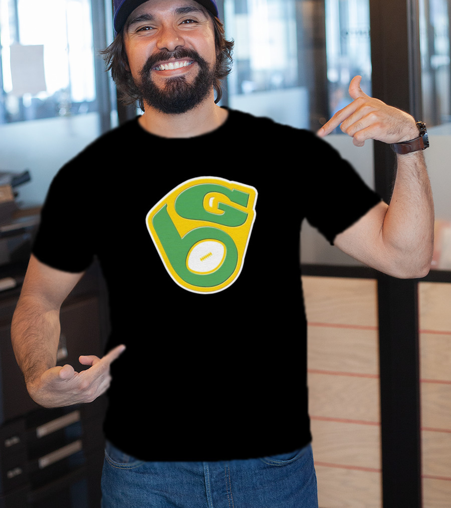 NFL X MLB Green Bay Packers Milwaukee Brewers Logo Mashup T-Shirt