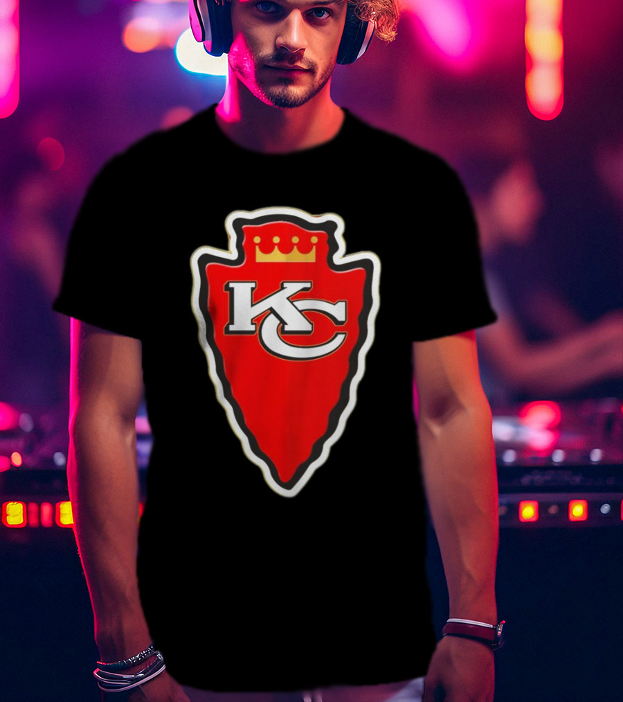 NFL Kansas City Chiefs X MLB Kansas City Royals Mashup T-Shirt