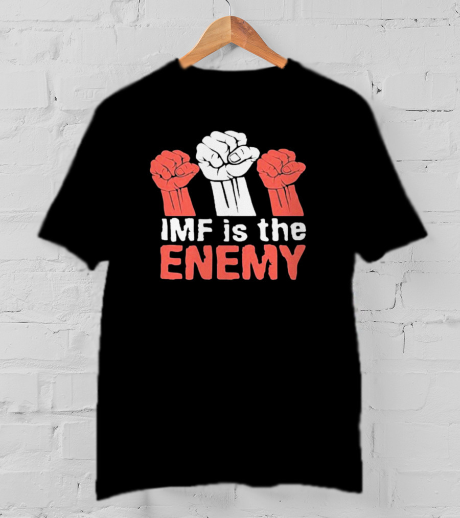 Cyprian Is Nyakundi IMF Is The Enemy Raised Fists Iconic Protest T-Shirt