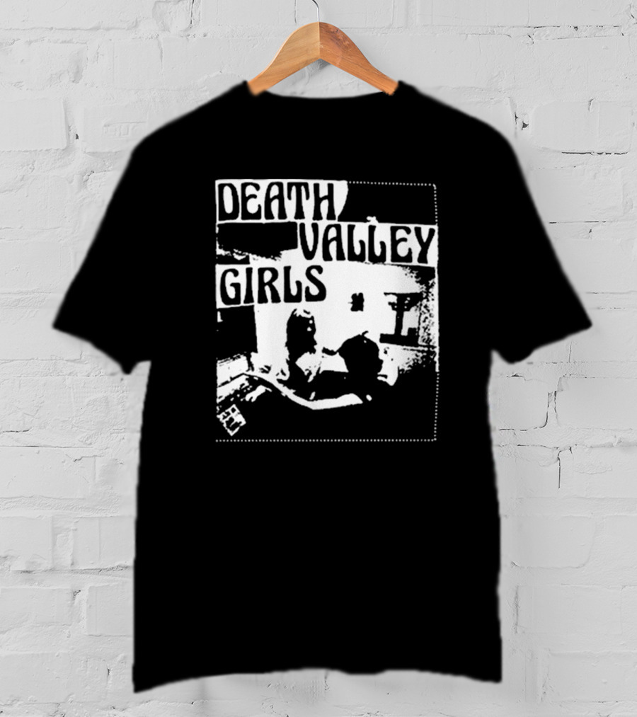 Death Valley Girls Monochrome Scene Arms Up T-Shirt
