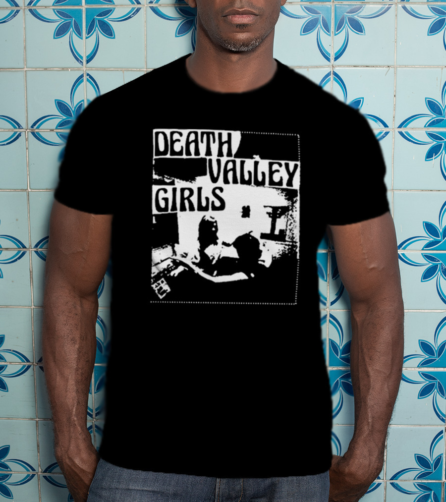Death Valley Girls Monochrome Scene Arms Up T-Shirt