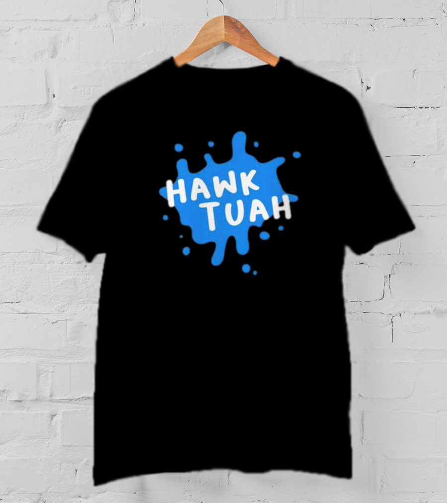 Hawk Tuah Donut Operator Silly Geese Splatter T-Shirt