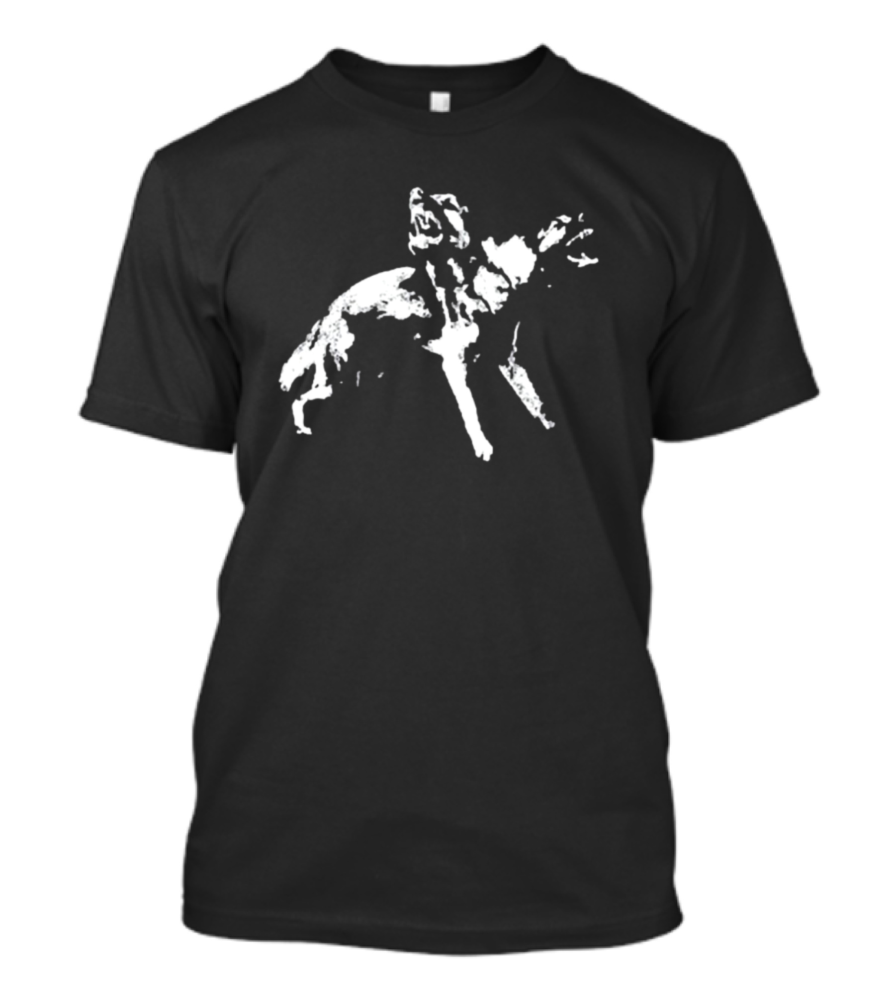 Heart Attack Man Big Dog White T-Shirt