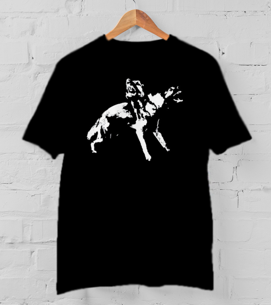 Heart Attack Man Big Dog White T-Shirt