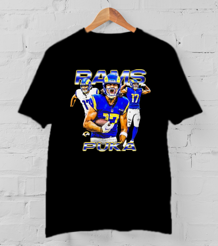 Rams Puka Nacua #17 Los Angeles Dynamic Football Star T-Shirt