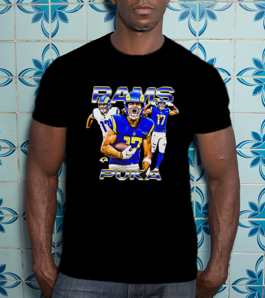 Rams Puka Nacua #17 Los Angeles Dynamic Football Star T-Shirt