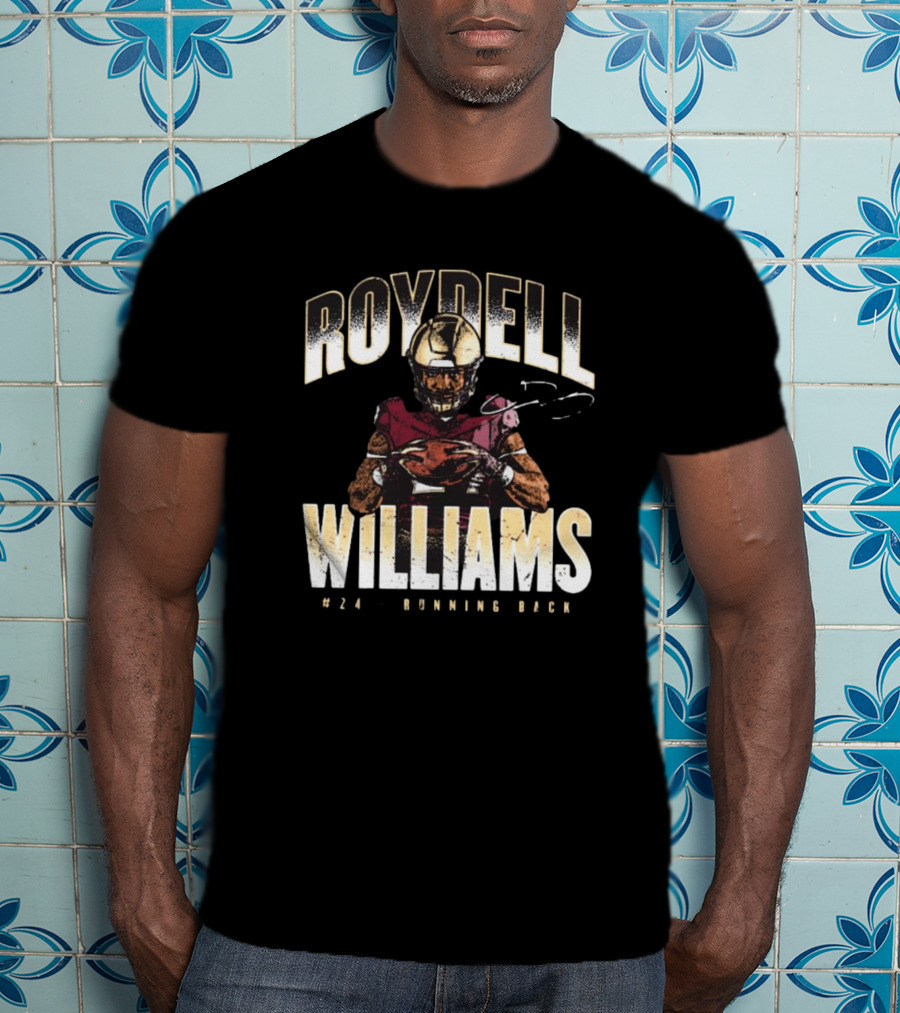Roydell Williams #24 Running Back Vintage Football T-Shirt