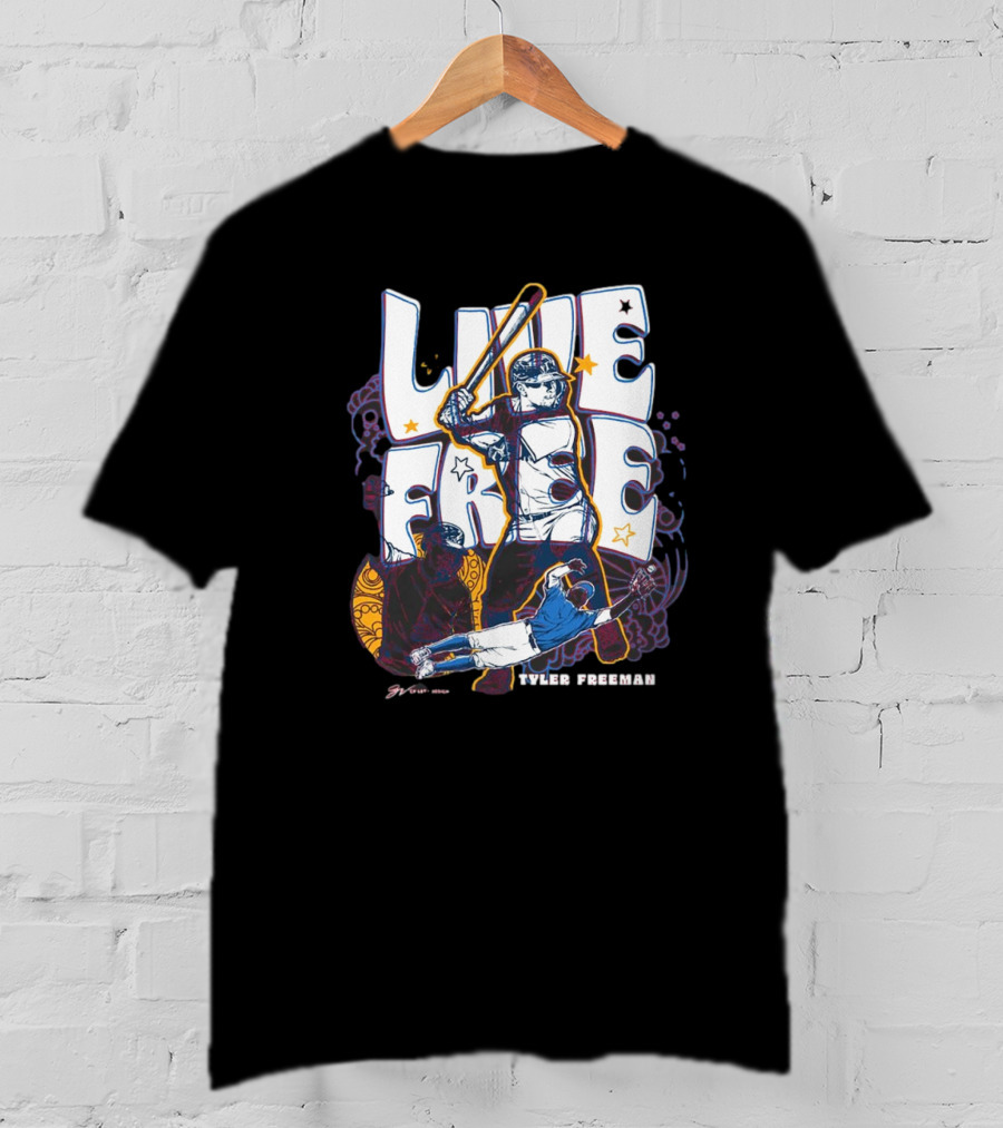 Tyler Freeman Live Free Cleveland Guardians Player T-Shirt