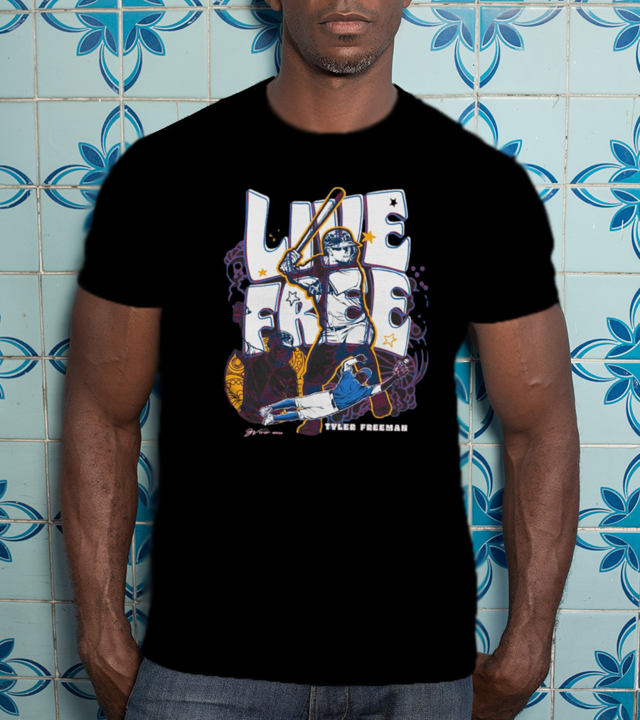 Tyler Freeman Live Free Cleveland Guardians Player T-Shirt
