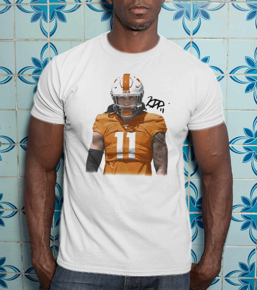 Keenan Pili Tennessee Vols NCAA Football Number 11 T-Shirt