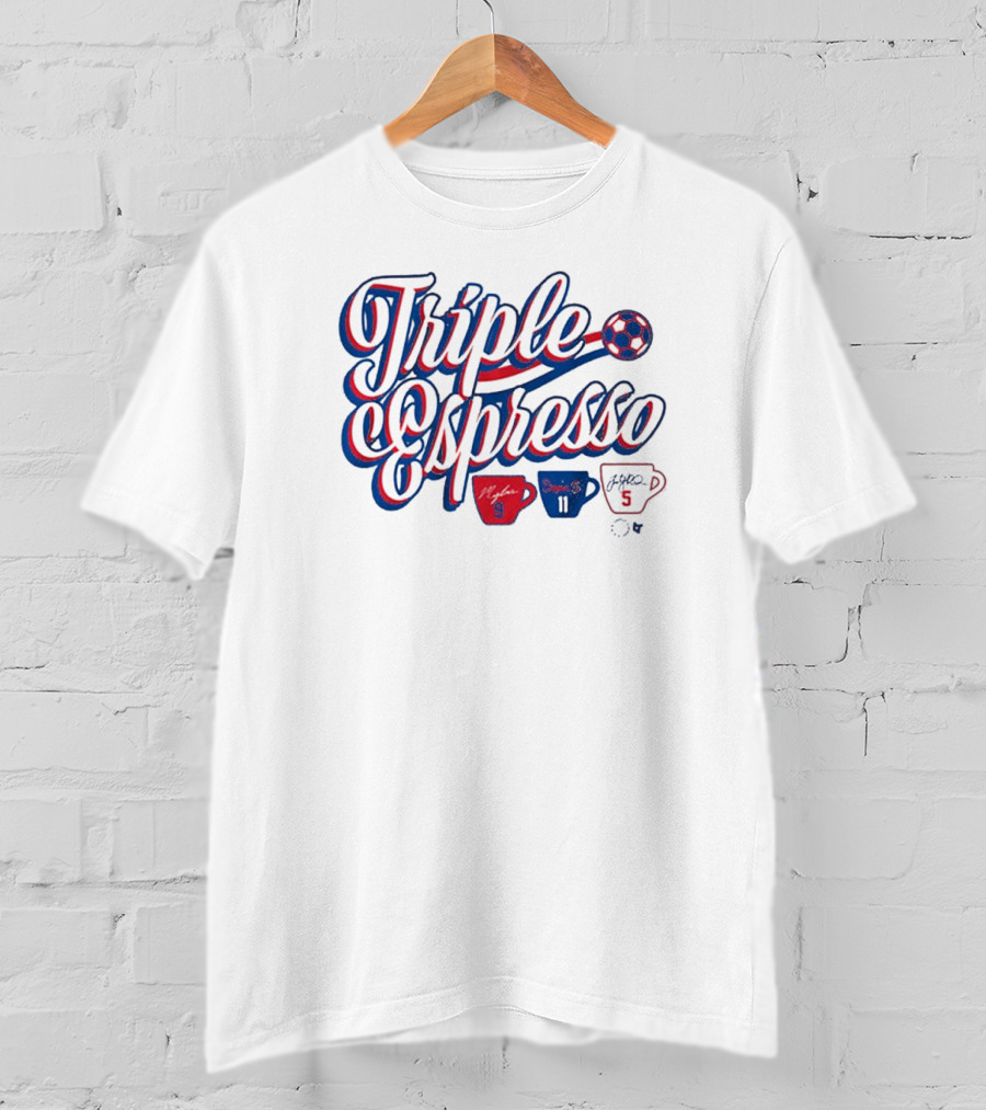 Triple Espresso Mallory Swanson Trinity Rodman Sophia Smith Soccer T-Shirt