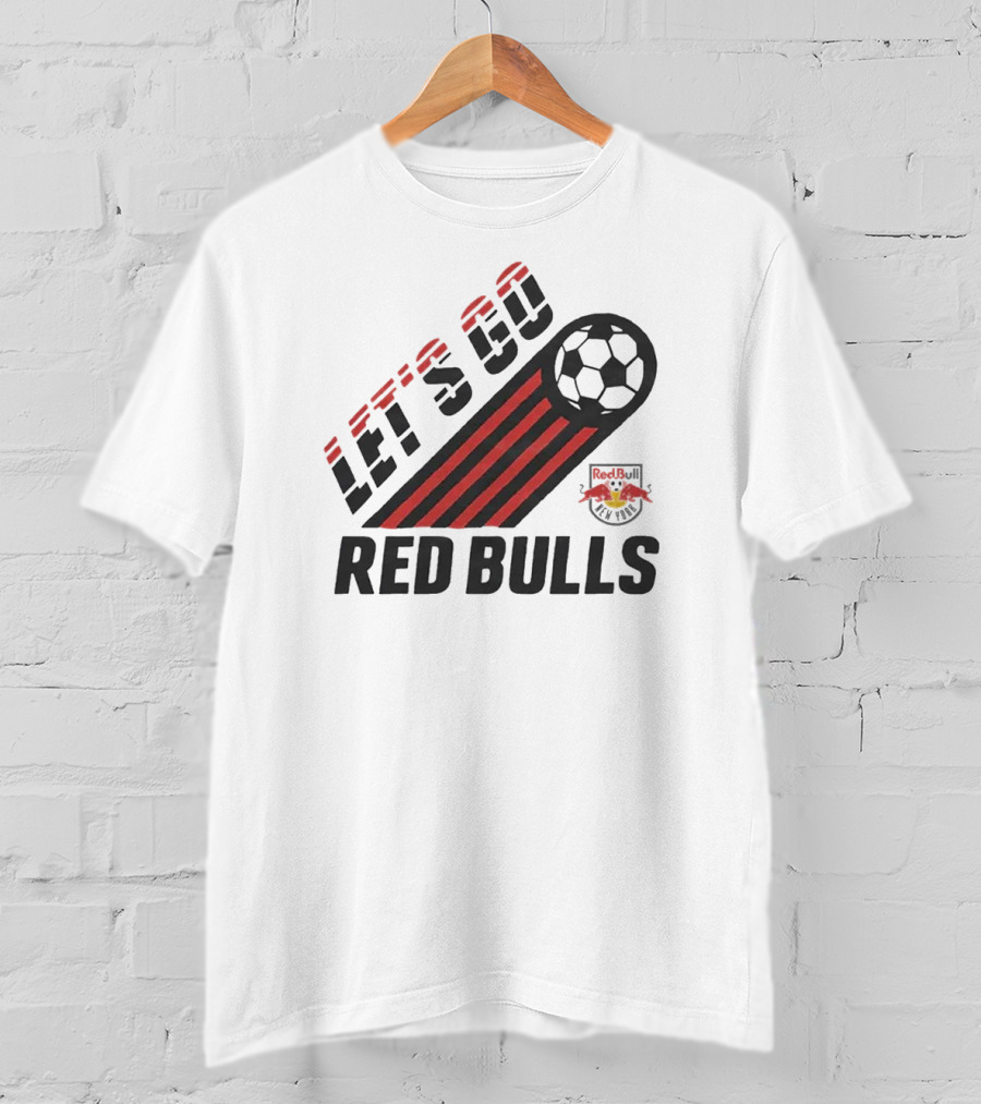 New York Red Bulls Let's Go Soccer Ball T-Shirt
