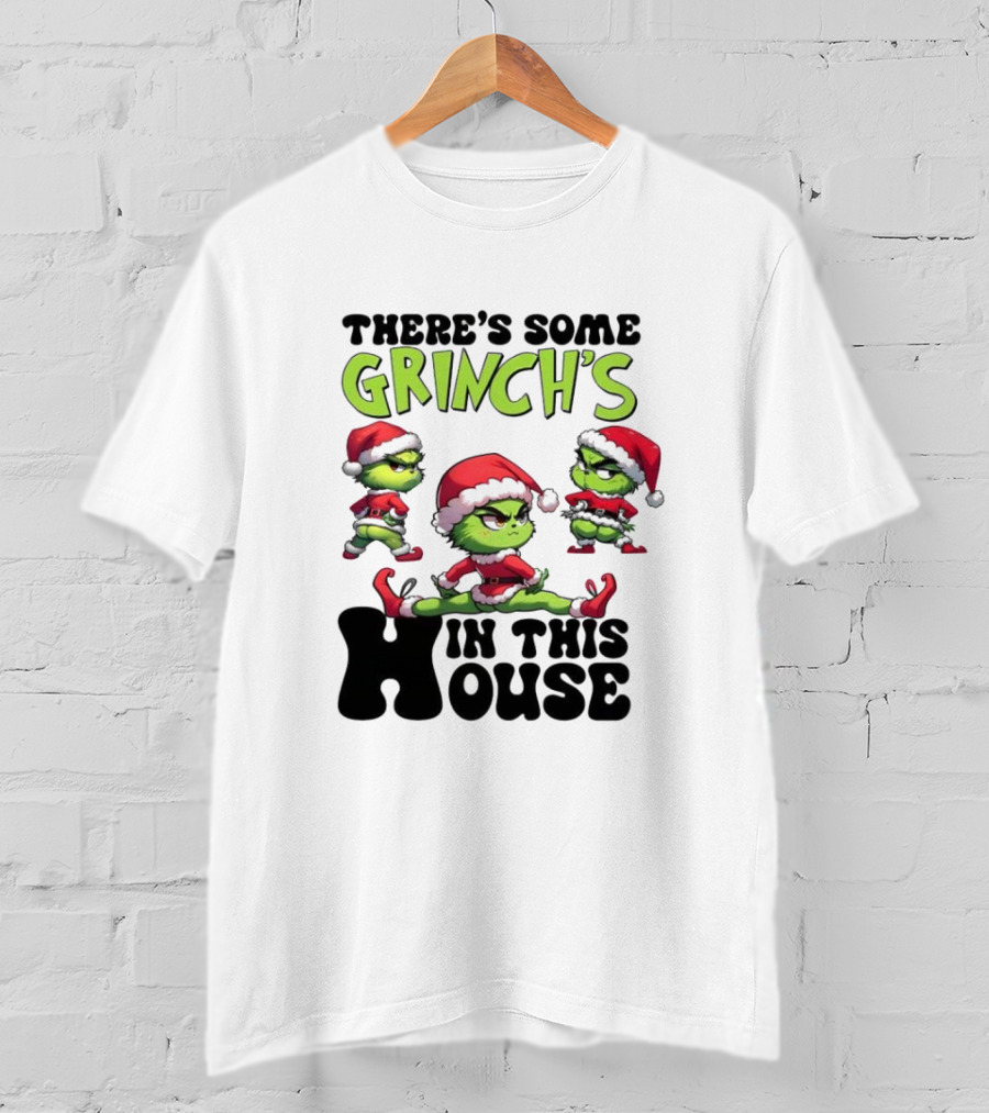 Grinch's Dance Party In This House Christmas T-Shirt