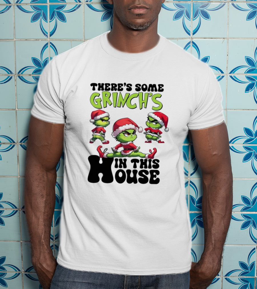 Grinch's Dance Party In This House Christmas T-Shirt