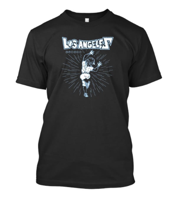 Los Angeles Dodgers Dragon Ball Z Baseball Fusion T-Shirt