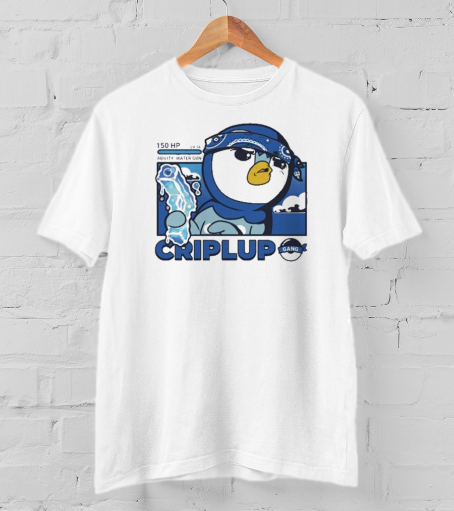 Impjcomics Criplup Gang Ability Water Gun Comic 150 HP T-Shirt