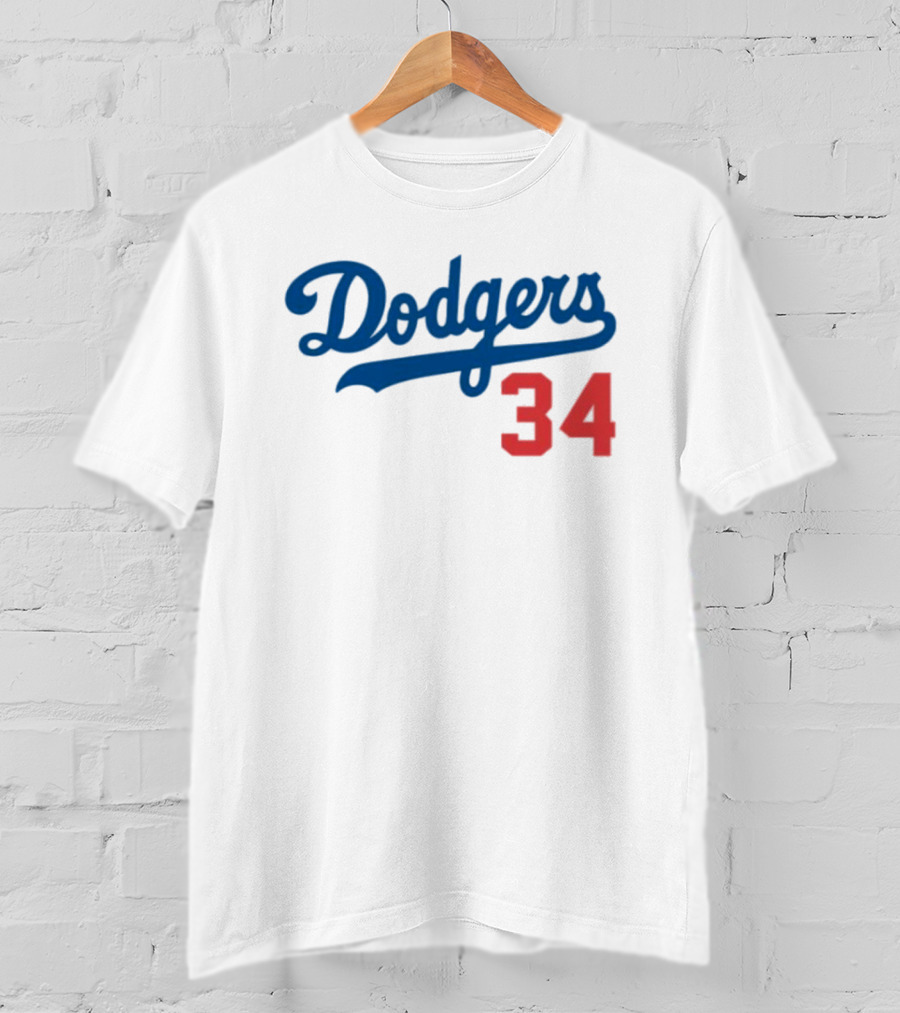 Dodgers 34 Los Angeles Jack Honoring El Toro Fernando Valenzuela T-Shirt