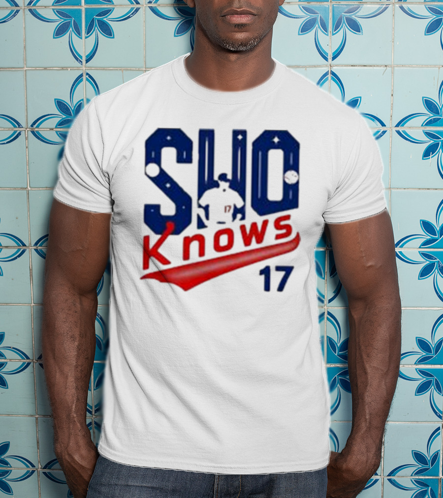 Los Angeles SHO Knows 17 Shohei Ohtani Baseball Player T-Shirt