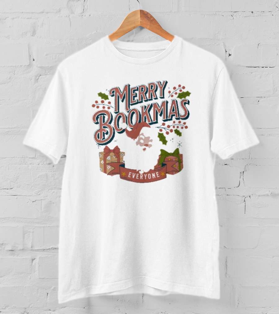 Merry Bookmas Everyone Christmas T-Shirt