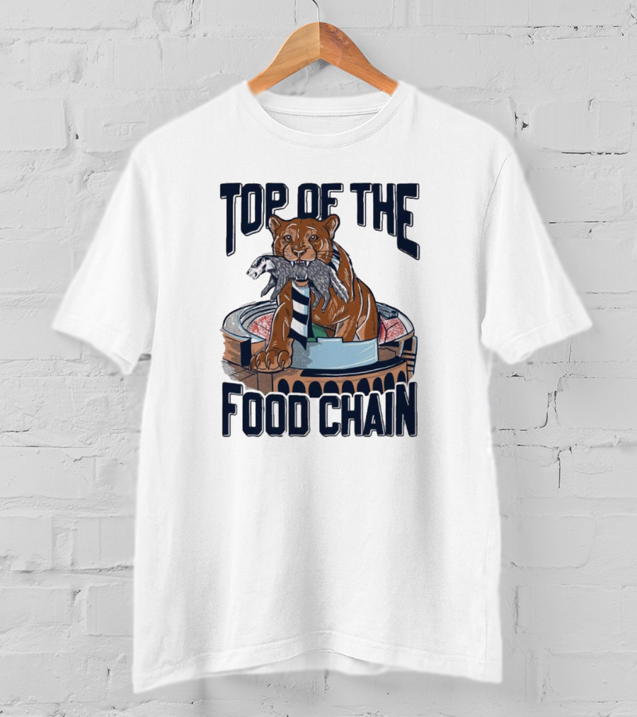Top Of The Food Chain Penn State Nittany Lions Wisconsin Badgers Stadium Battle T-Shirt