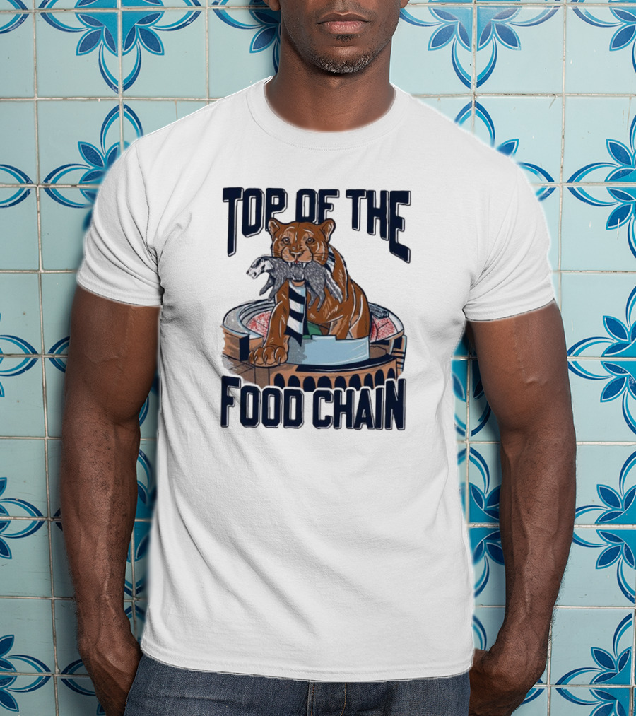 Top Of The Food Chain Penn State Nittany Lions Wisconsin Badgers Stadium Battle T-Shirt