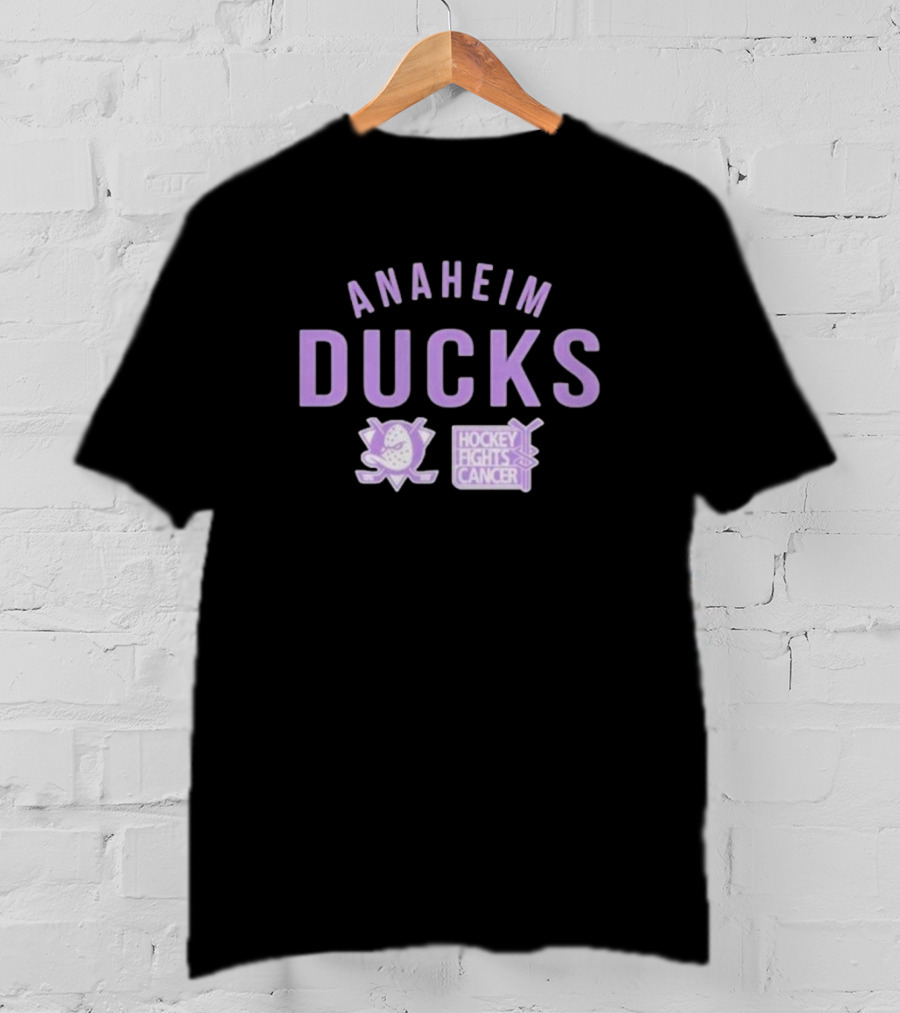 Anaheim Ducks Hockey Fights Cancer Richmond Resilient T-Shirt