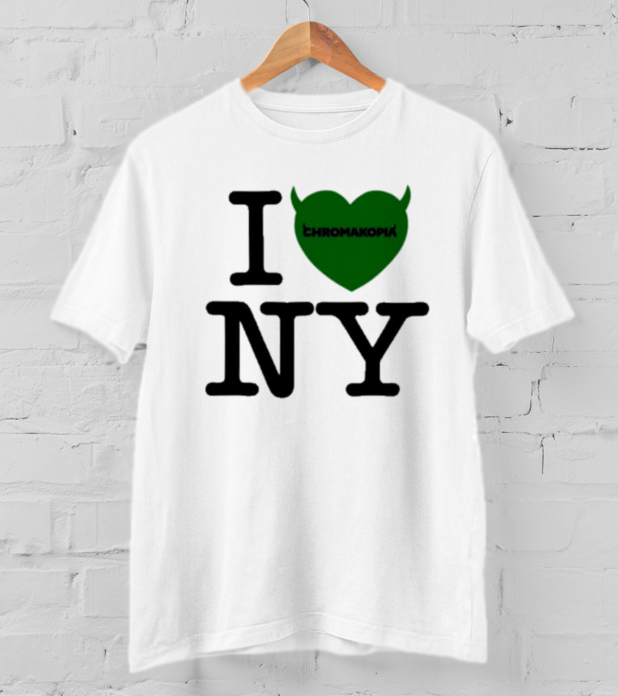 I Love Chromakopia NY Devil Heart T-Shirt