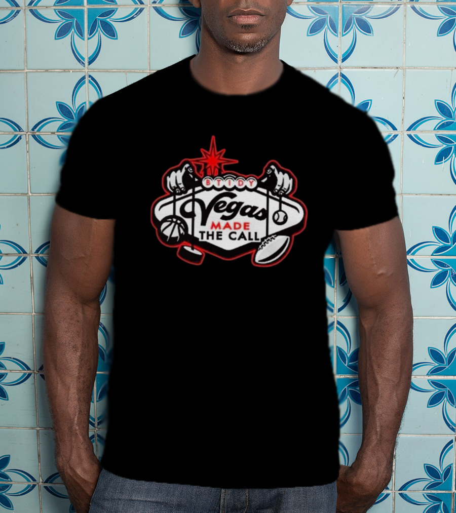 Btidy Vegas Made The Call Sports Iconic T-Shirt