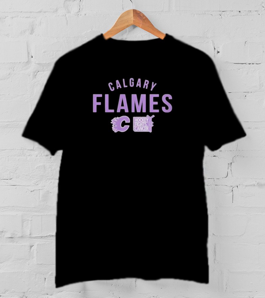 Calgary Flames Hockey Fights Cancer Resilient Richmond T-Shirt