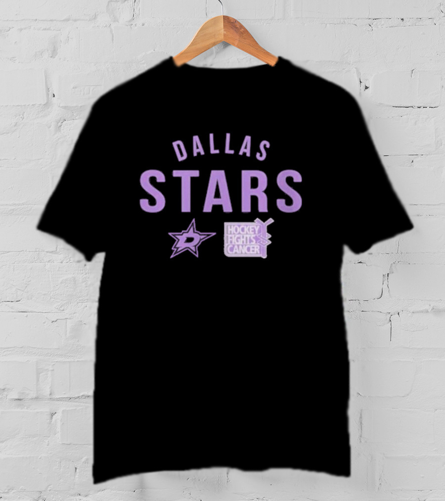 Dallas Stars Hockey Fights Cancer T-Shirt