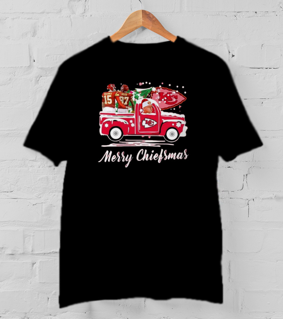 Merry Chiefsmas Kansas City Chiefs Football Holiday T-Shirt